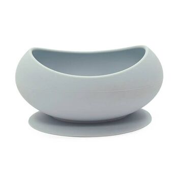 Bol silicone gris argenté 1