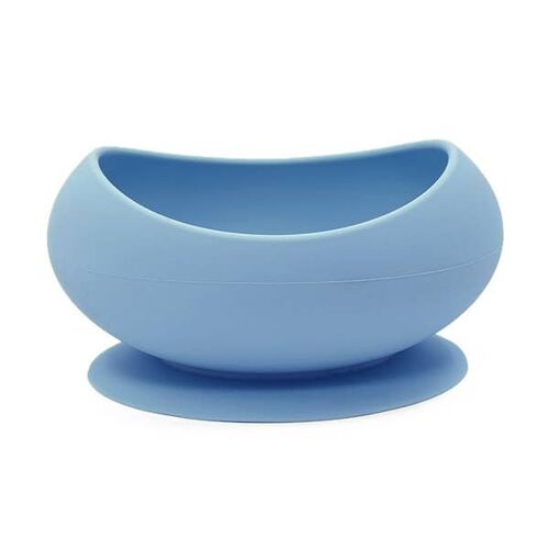 Bowl silicone stone blue