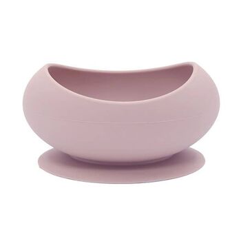 Bol silicone mauve pâle 1