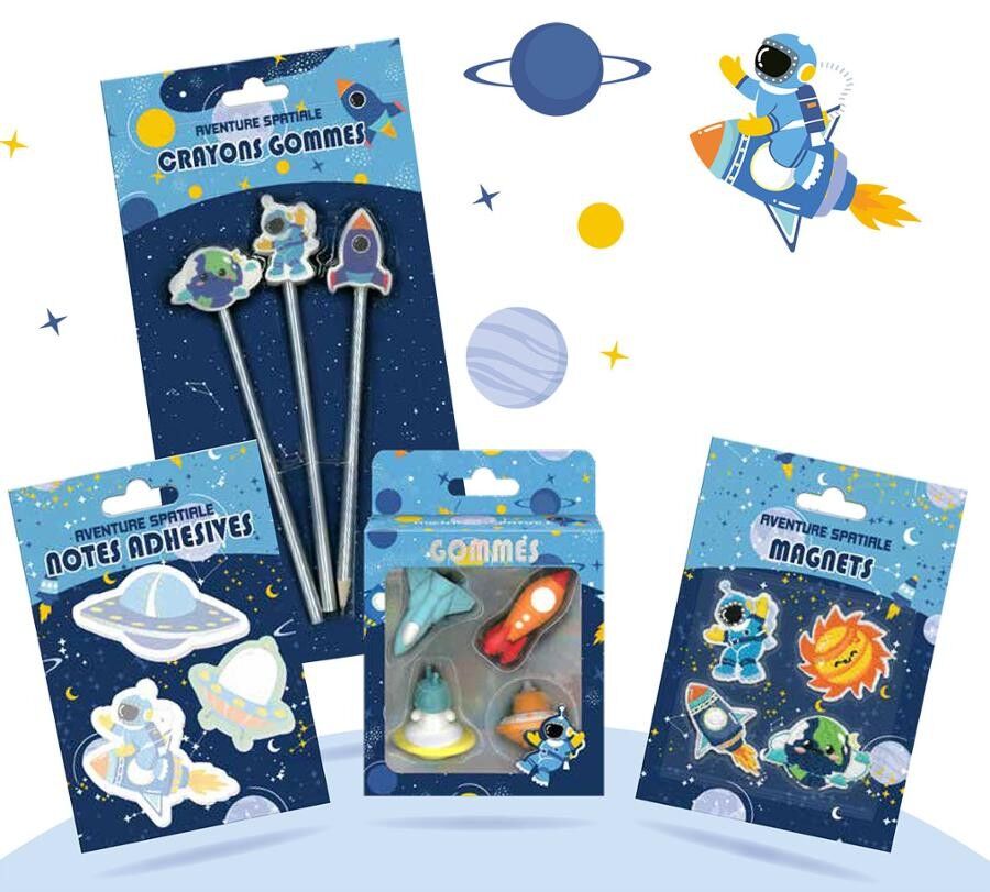 SPACE ADVENTURE BRIEFPAPIER (4 MODELLE / 10 EX)