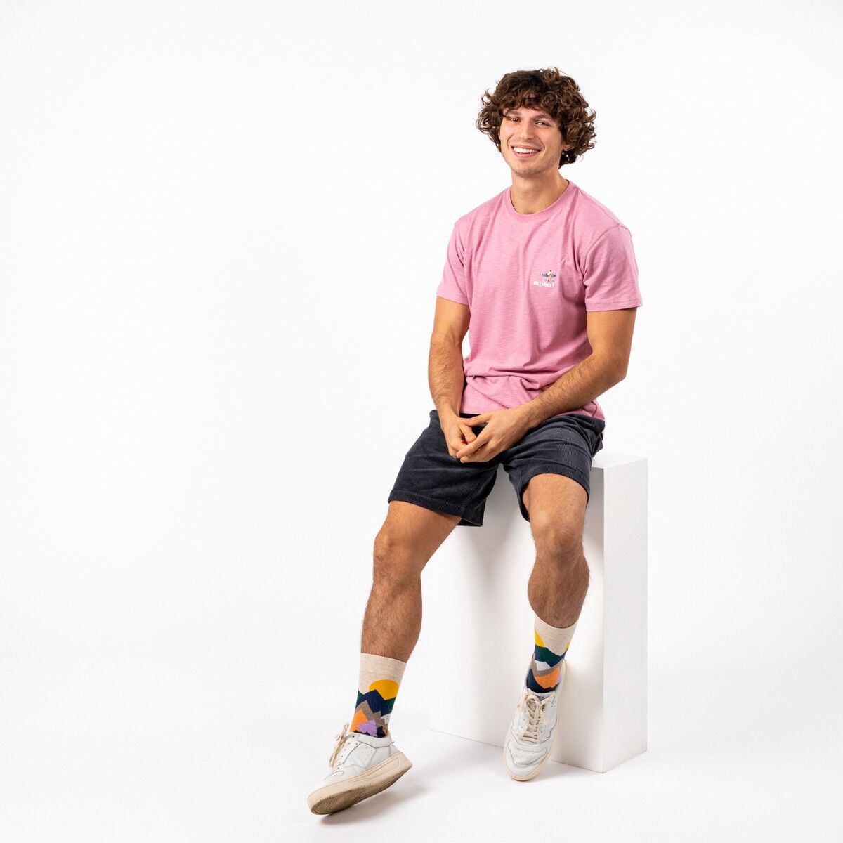 T-shirt Surfer 100% cotone biologico - Rosa