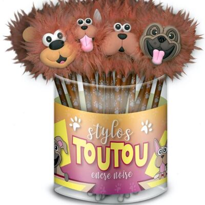 BOITE 24 STYLOS CHIENS