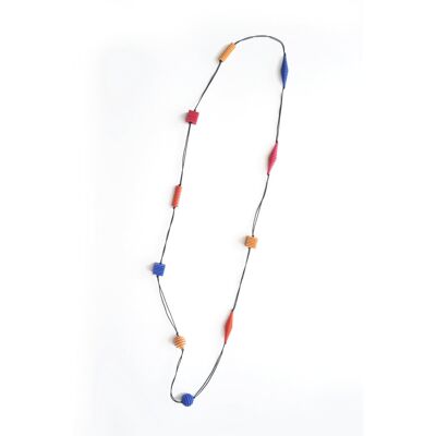 OPTICAL - Lange Halskette - Helle Farben