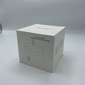 AATOM-27 - Diffuseur d'arômes de sel de l'Himalaya - Veilleuse - USB-C - Effet flamme (sel inclus) - Vendu en 1x unité/s par extérieur 2