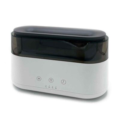 AATOM-26 - Diffusore di aromi moderno - Orologio a LED - USB-C - Effetto fiamma - Venduto in 1x unità/s per esterno
