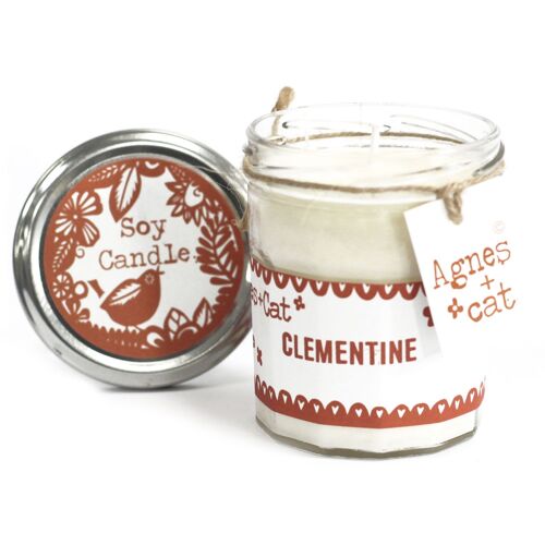 ACJJ-23 - Jam Jar Candle - Clementine - Sold in 6x unit/s per outer