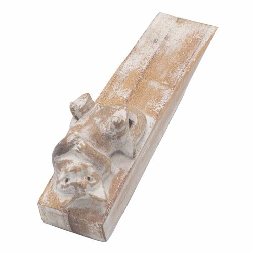 ADS-02 - Hand carved Doorstop - Kitten - Sold in 1x unit/s per outer