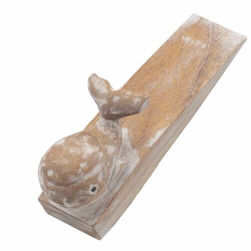 ADS-05 - Hand carved Doorstop - Whale - Sold in 1x unit/s per outer
