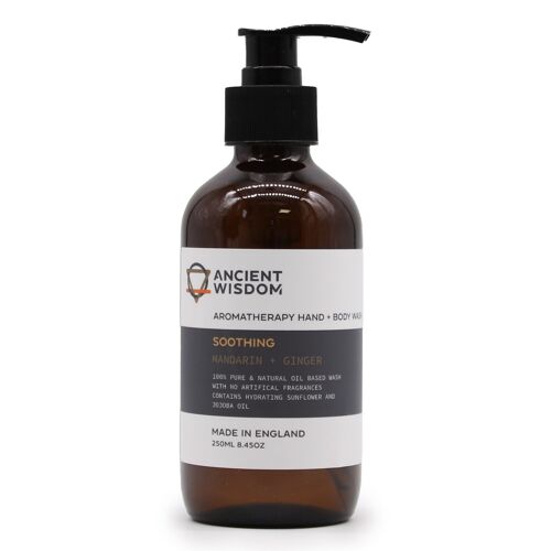 AHBW-04 - Mandarin & Ginger Hand & Body Lotion 250ml - Sold in 4x unit/s per outer