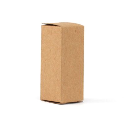 APBox-04 – Box für 10-ml-Flasche mit ätherischen Ölen – Braun – Verkauft in 50 Einheiten pro Außenverpackung