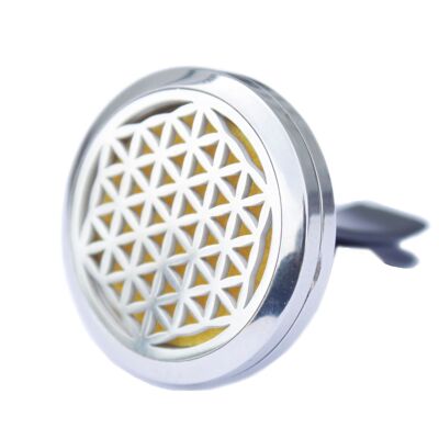 AromaC-03 - Kit diffusore per auto - Fiore della vita - 30 mm - Venduto in 1x unità/i per esterno