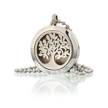 AromaJ-01 - Collier Bijoux Aromathérapie - Arbre de Vie 25mm - Vendu en 1x unité/s par extérieur 2