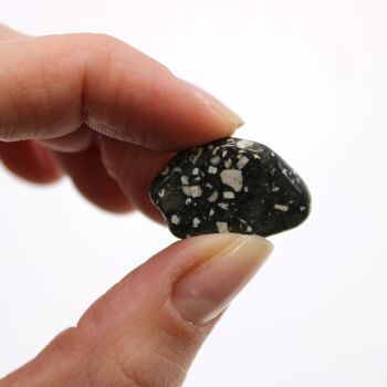 ATumbleS-04 - Petites pierres de culbutage africaines - Pintade - Vendu en 24x unité/s par extérieur 2