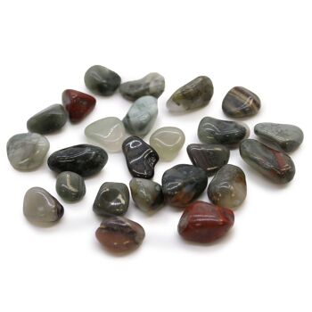 ATumbleS-19 - Petites pierres africaines - Bloodstone - Sephtonite - Vendu en 24x unité/s par extérieur 1