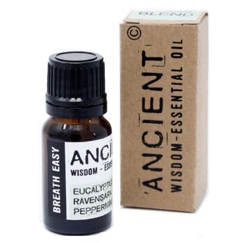 AWEBL-02 - Mélange d'huiles essentielles Breathe Easy - En boîte - 10 ml - Vendu en 1x unité/s par enveloppe 1