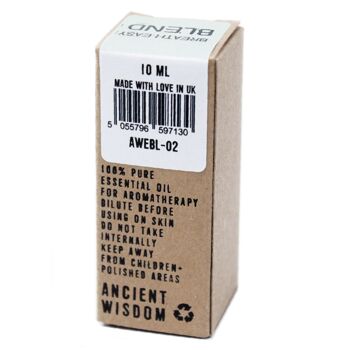 AWEBL-02 - Mélange d'huiles essentielles Breathe Easy - En boîte - 10 ml - Vendu en 1x unité/s par enveloppe 3