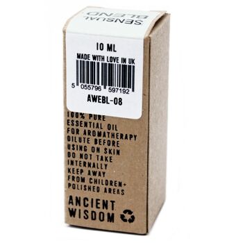 AWEBL-08 - Mélange d'huiles essentielles sensuelles - En boîte - 10 ml - Vendu en 1x unité/s par enveloppe 3
