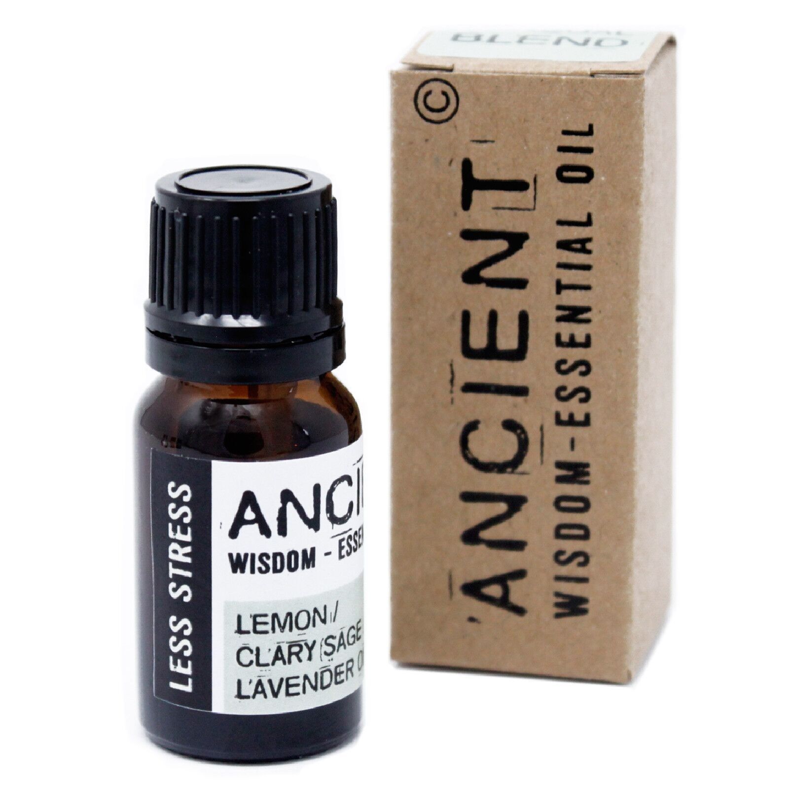 AWEBL-07 - Miscela di oli essenziali meno stress - In scatola - 10 ml - Venduto in 1x unità/i per esterno