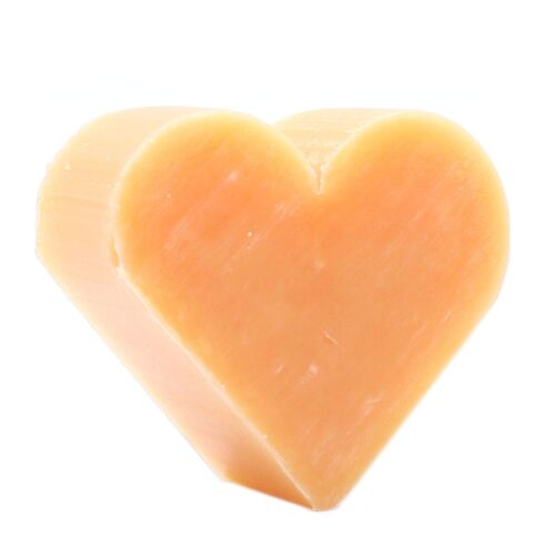 AWGSoap-05 - Heart Guest Soaps - Orange & Warm Ginger - Sold in 100x unit/s per outer