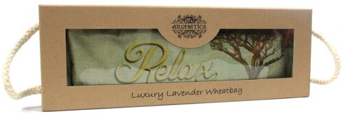 AWHBL-05 - Luxury Lavender Wheat Bag in Gift Box - Cornfield RELAX - Sold in 1x unit/s per outer