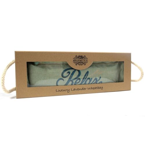 AWHBL-04 - Luxury Lavender Wheat Bag in Gift Box - Blue Sky RELAX - Sold in 1x unit/s per outer