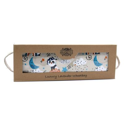 AWHBL-07 - Lussuosa borsa di grano alla lavanda in confezione regalo - Sleepy Panda - Venduto in 1x unità per esterno