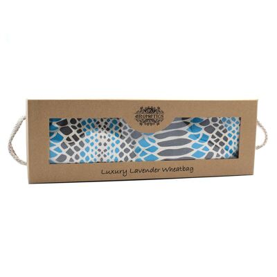 AWHBL-09 - Bolsa de trigo lavanda de lujo en caja de regalo - Viper azul - Se vende en 1 unidad/es por exterior