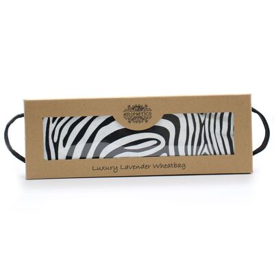 AWHBL-13 – Luxus-Lavendel-Weizenbeutel in Geschenkbox – Zebra – Verkauft in 1x Einheit/en pro Außenhülle