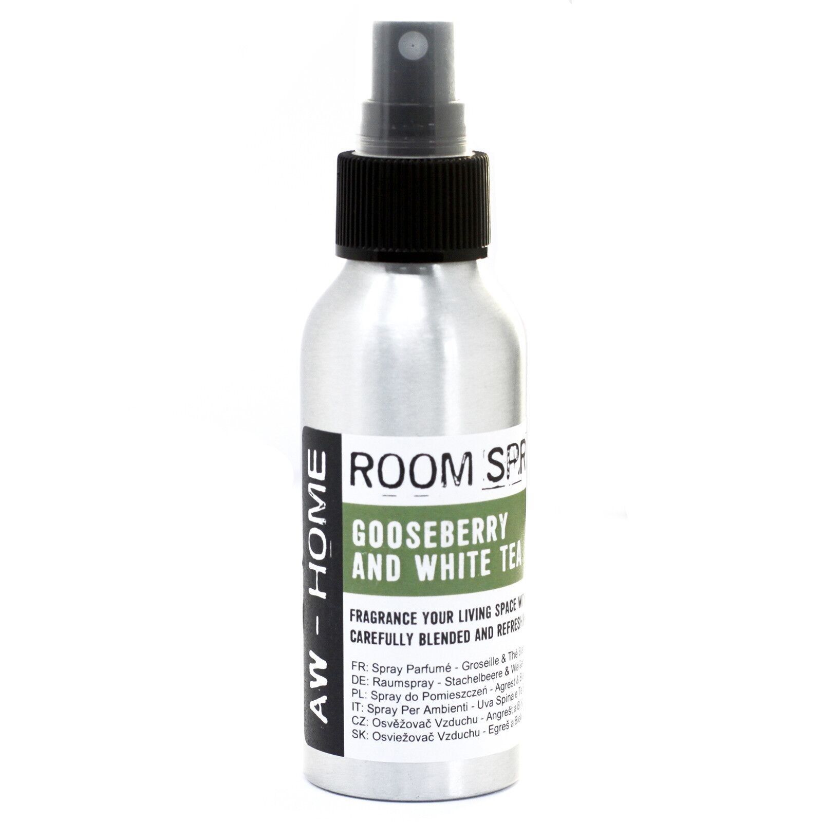 AWRS-04 - Spray per ambienti 100 ml - Uva spina e tè bianco - Venduto in unità 6x per esterno