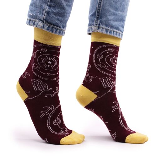 BamS-09F - Hop Hare Bamboo Socks  - Zodiac S/M - Sold in 3x unit/s per outer