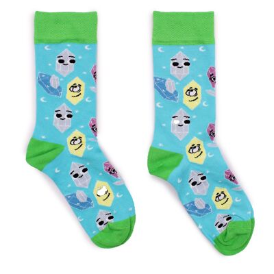 BamS-11F-M - Hop Hare Bambussocken - Lucky Gemstones M/L - Verkauft in 3x Einheit/en pro Außenteil
