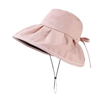Chapeau taille unique pour femme avec cordon de serrage et nœud décoratif 1