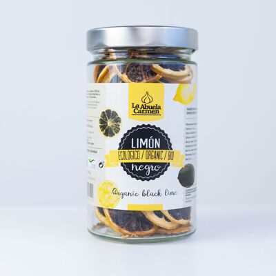 Tranches de Citron Noir Déshydratées Pot 80g