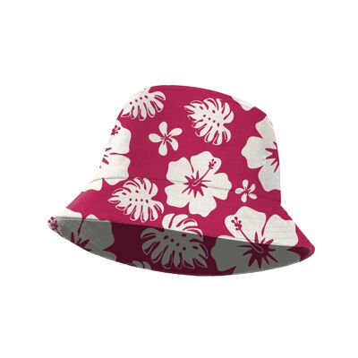 Karactermania Hawaii-Gorro Infantil Bucket, Rojo