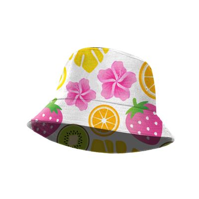 Karactermania Fruits-Cappello da pescatore per bambini, multicolore