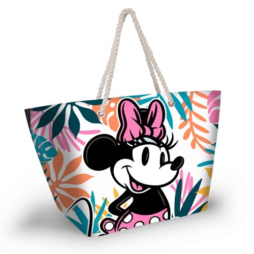 Disney Minnie Mouse Island-Bolsa de Playa Soleil, Multicolor