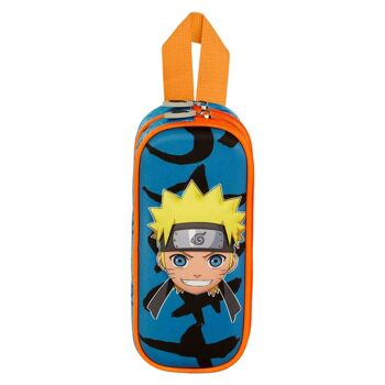 Naruto Happy-Double Trousse 3D Bleu 2