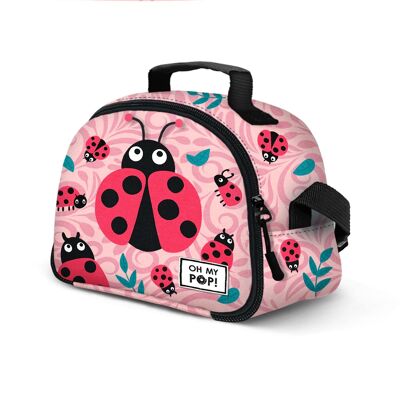 Borsa termica per il pranzo Oh My Pop Ladybug-Merendiro, rosa