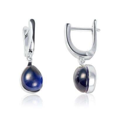 BOUCLES D'OREILLES LONGUES AVA INDIGO