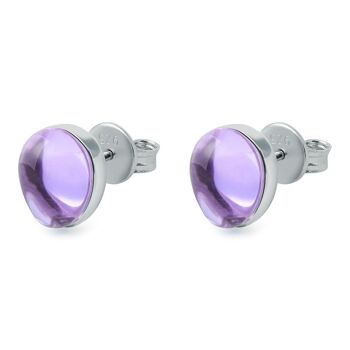 BOUCLES D'OREILLES AVA LILAS