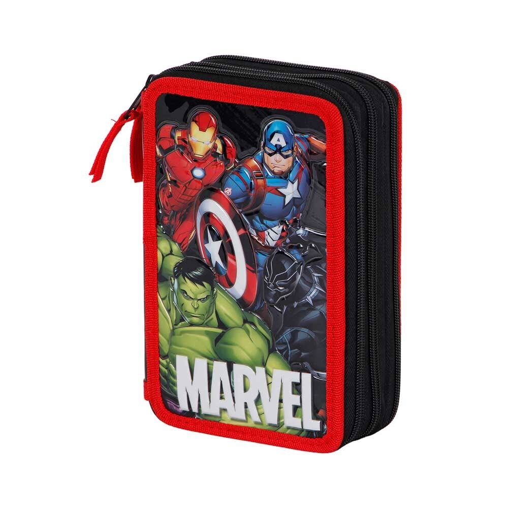 Astuccio triplo completo Marvel The Avengers Group, multicolore