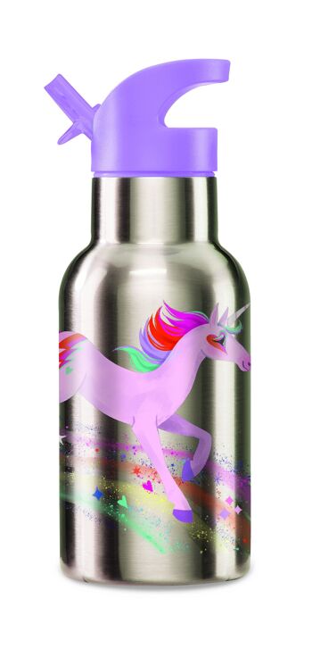 Gourde en acier inoxydable - Galaxie licorne - 3a+ - % 2