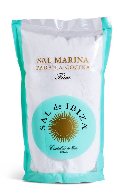 Sal marina fina para la cocina Sal de Ibiza 1kg