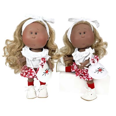 MIA DOLL UNIQUE QUEEN HEARTS PACK DE 2 UNITÉS COLLECTION POUPÉES