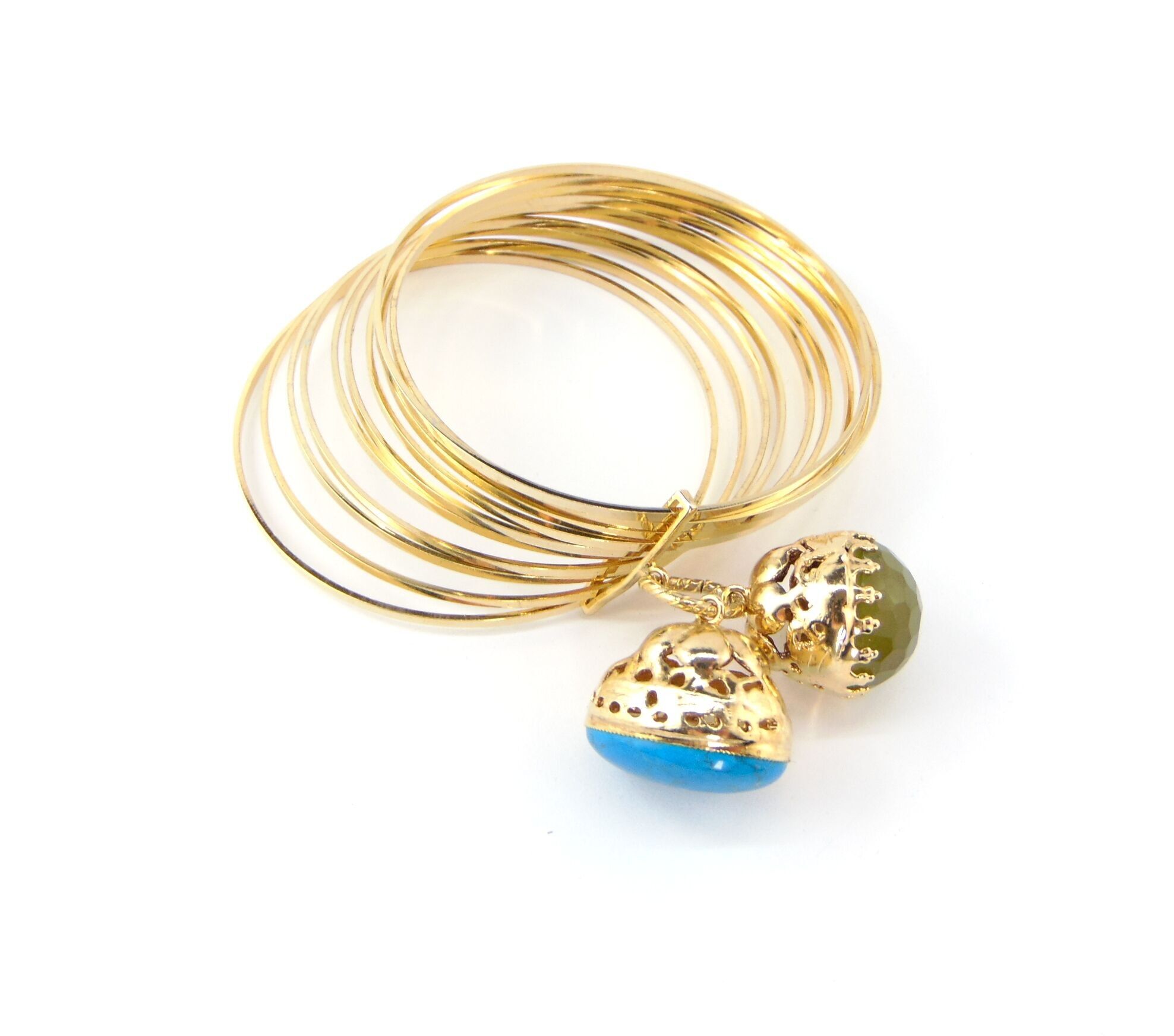 BRACCIALI A CERCHI CON CIONDOLI