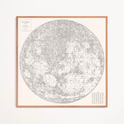 Affiche : Map of the Moon