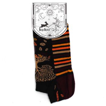 BamSL-11F - Chaussettes basses en bambou Hop Hare S/M (36-40) - Arbre de vie - Vendu en 3x unité/s par extérieur 2