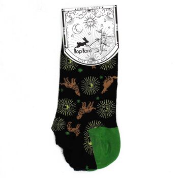 BamSL-14F-M - Chaussettes M/L Hop Hare Bamboo Low (41-46) - Moonlight Wolfs - Vendu en 3x unité/s par extérieur 2