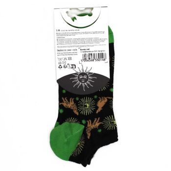 BamSL-14F-M - Chaussettes M/L Hop Hare Bamboo Low (41-46) - Moonlight Wolfs - Vendu en 3x unité/s par extérieur 3