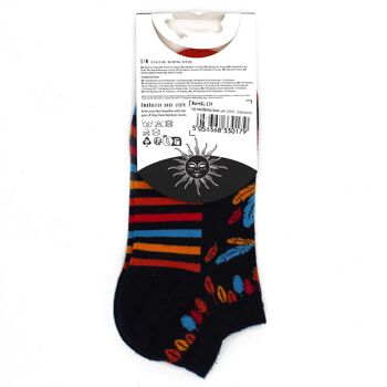 BamSL-17F - S/M Hop Hare Bamboo Socks Low (36-40) - Dreamcatcher - Vendu en 3x unité/s par extérieur 3